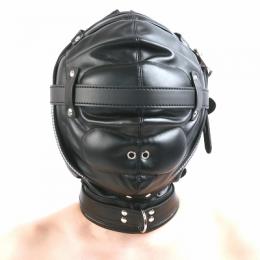 合皮製■拘束ベルト・全頭マスク