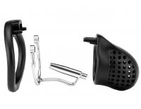 男性用/尿道プラグ付き貞操帯■ミニロック■