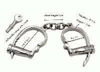 ステンレス製/手枷■Darbyスタイル