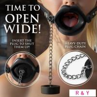 開口ギャグ・リップ■プラグ付き■全2色