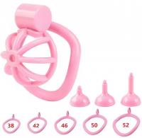 男性用貞操帯■プッシュベース付セット■2色/3種