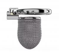 ステンレス製/男性用貞操帯■メッシュ■リング調節可能