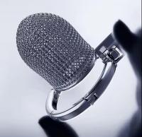 ステンレス製/男性用貞操帯■メッシュ■リング調節可能